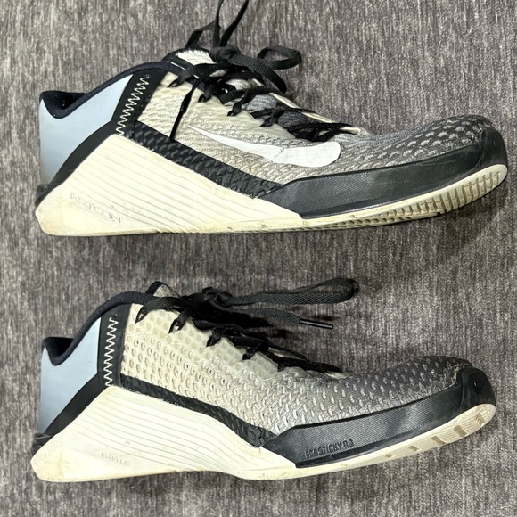 Nike Metcon 6 Oreo Black White Gray Fade CrossFit Training Shoes Balayage Ombré - Picture 2 of 16